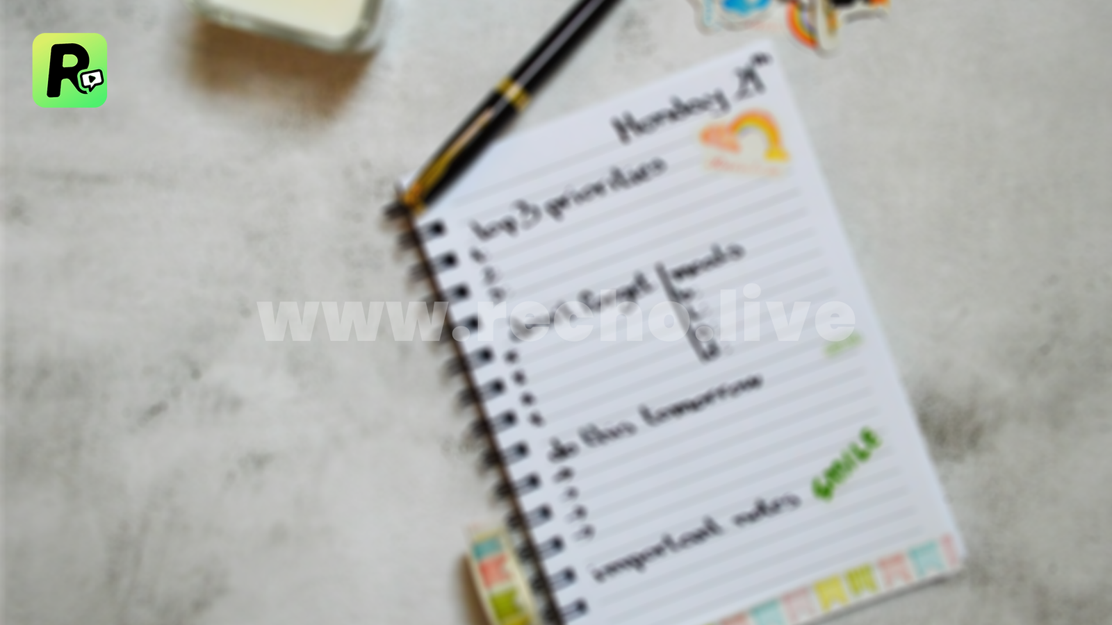 Good Pre-stream Checklist for Recho Live Hosts